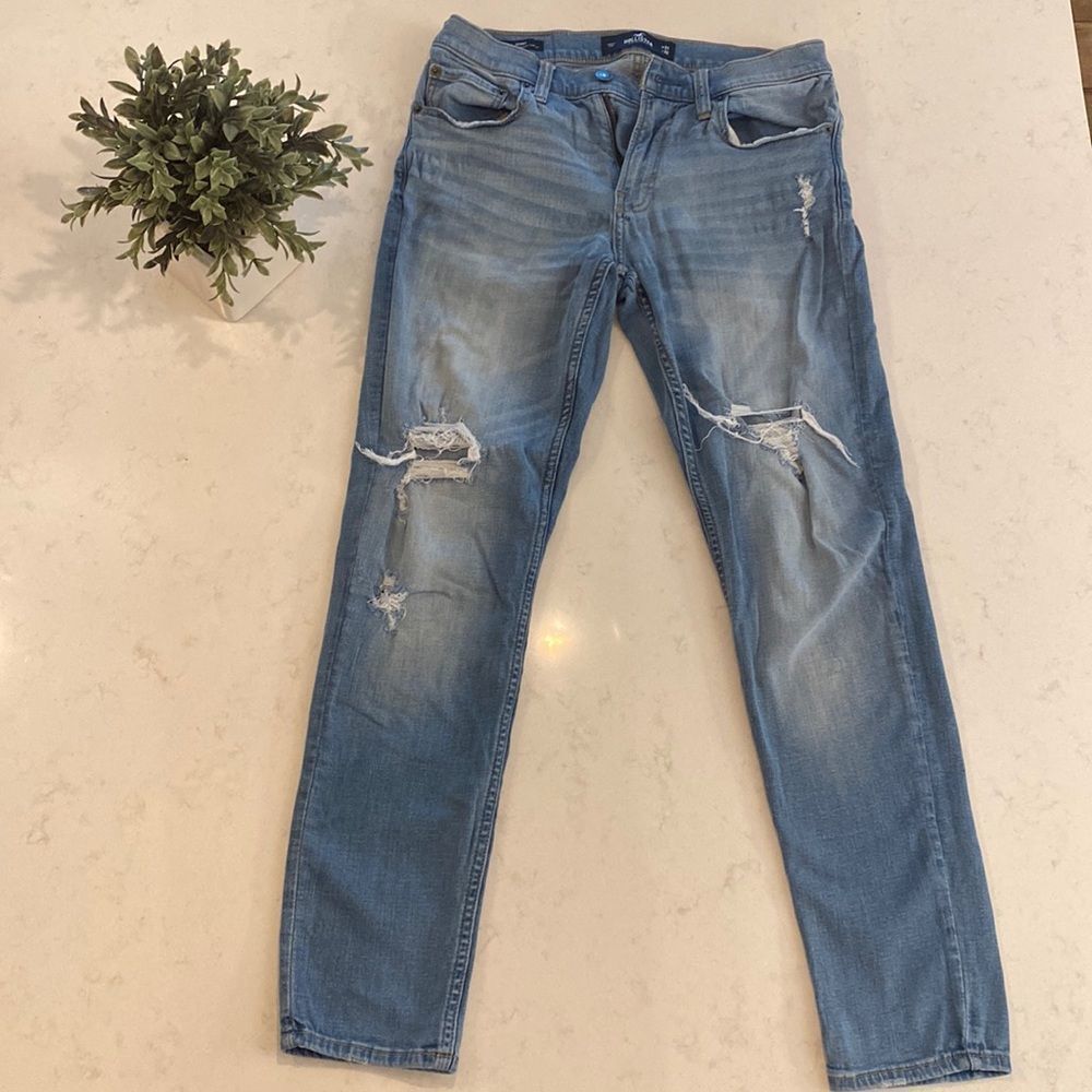 Mens Hollister Skinny Advanced Stretch Jeans 31Wx32L